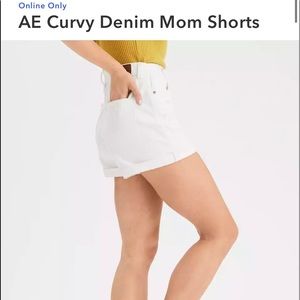 AE White distressed denim short *sold out online*